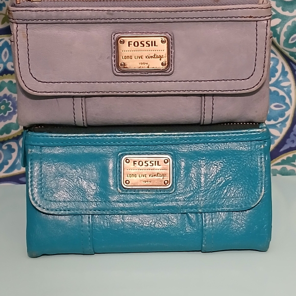 Fossil Handbags - Fossil Leather Wallet - Bundle of 2